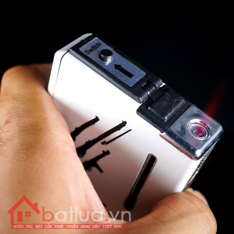 Hộp đựng thuốc lá đa năng in hình khẩu súng