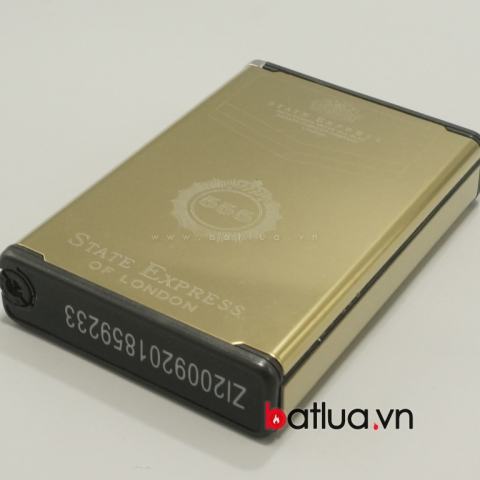 Hộp đựng thuốc lá đa năng in logo 555 (Vàng)