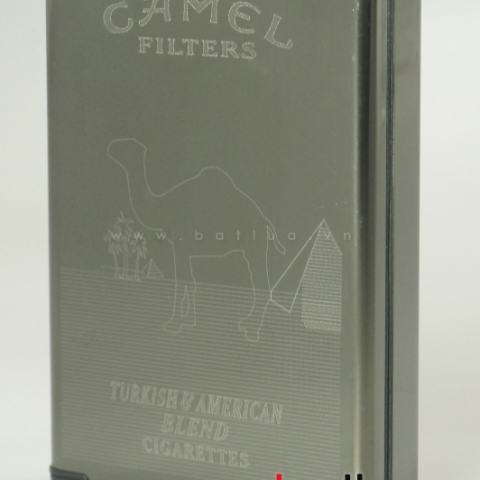 Hộp đựng thuốc lá đa năng in logo Camel (Đen)