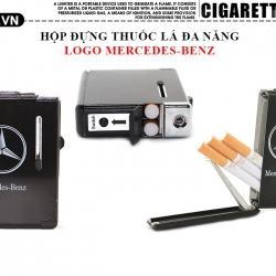 Hộp đựng thuốc lá đa năng in logo thương hiệu hãng xe nổi tiếng Mercedes - Benz - Mã SP: BL09071