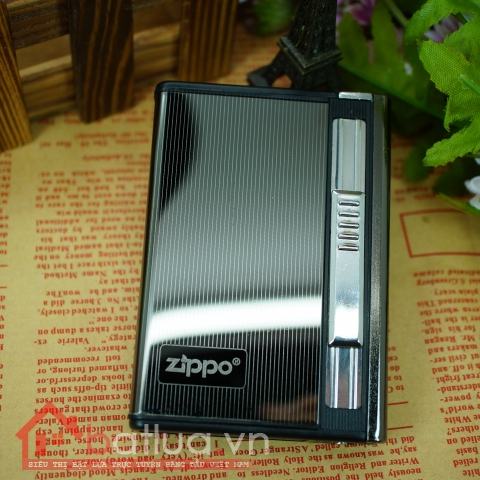Hộp đựng thuốc lá đa năng in logo Zippo