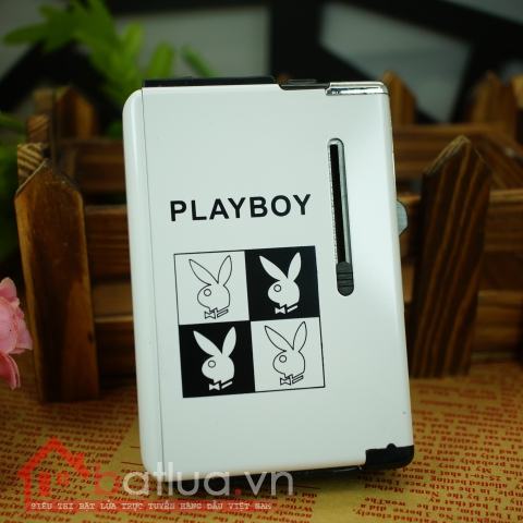 hộp đựng thuốc lá Playboy loại trắng ( đựng 10 điếu )