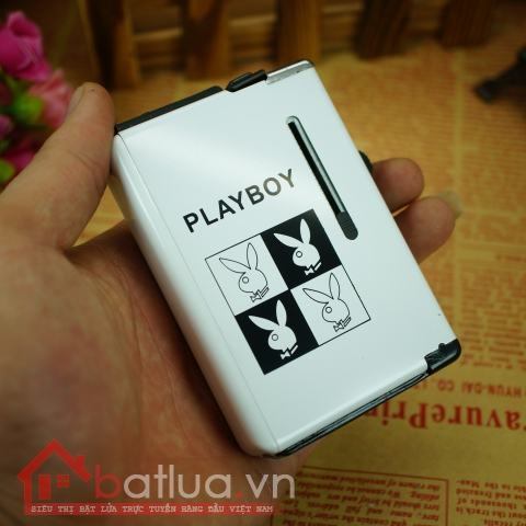 hộp đựng thuốc lá Playboy loại trắng ( đựng 10 điếu )