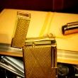 Bật Lửa Dupont  mẫu 5 Line 2 Gold Diamond