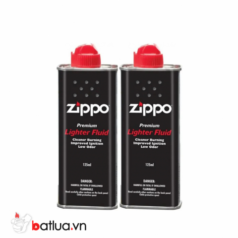 Phụ Kiện Zippo Chính Hãng Bộ 2 Bình Xăng 125ml