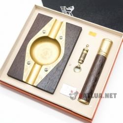 Set gạt tàn Cigar, ống đựng Cigar, đục Cigar Lubinski - Mã SP: PKXG160