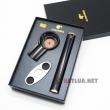 Set gạt tàn xì gà (Cigar), ống đựng xì gà, dao cắt xì gà Cohiba Màu Đen