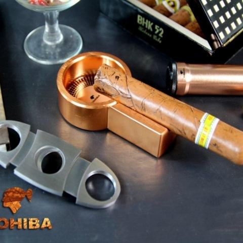 Set gạt tàn xì gà (Cigar), ống đựng xì gà, dao cắt xì gà Cohiba