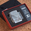 Zippo Armor khắc cao cấp 360 độ hình ảnh lá cờ Mỹ và đại bàng