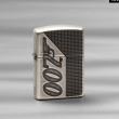Zippo Armor khắc sâu 360 độ logo phim điệp viên 007