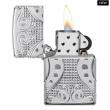 Zippo Armor Multicut 360 khắc hoa văn đối xứng