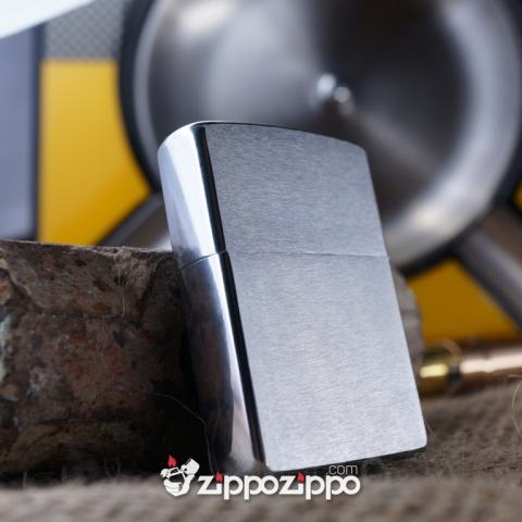 zippo bạc La Mã Đít Bằng