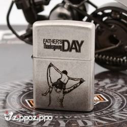 Zippo Chính Hãng Bạc Cổ Khắc Ngày Của Người Cha Vĩ Đại - Mã SP: ZPC1623