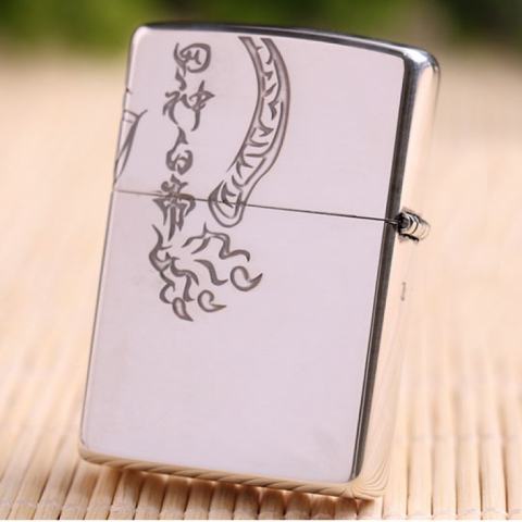 Zippo Chính Hãng Bạc Khắc Tứ Linh Bạch Hổ