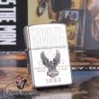 Zippo Chính Hãng Bạc Xe Harley David Chim Ưng 1903