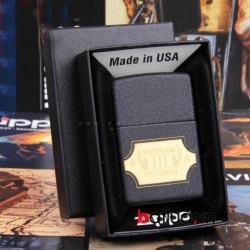 Zippo chính hãng bản chiến tranh việt nam đen logo vàng 28875 - Mã SP:  ZPC0817