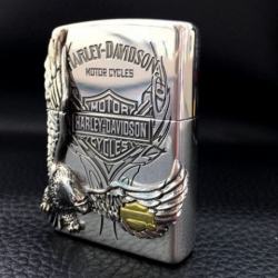 Zippo Chính Hãng Chim Ưng Harley Davidson Sải Cánh - Mã SP: ZPC1133