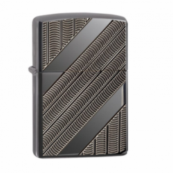 Zippo Chính Hãng Đen Bóng Họa Tiết Coils Vỏ Dày - Mã SP: ZPC1303