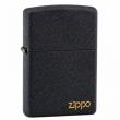 Zippo Chính Hãng Đen Sần có Logo ZP