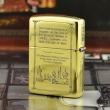 Zippo Chính Hãng Đồng Bóng Khắc Hình Lạc Đà Vỏ Dày