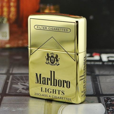Zippo Chính Hãng Đồng Bóng Khắc Thương Hiệu Marlboro Phiên Bản Amor