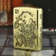 Zippo Chính Hãng Đồng Bóng  Năm Mặt Khắc Đức Phật và Phép Thuật