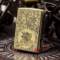 Zippo Chính Hãng Đồng Khắc 12 Con Giáp Tuổi Mão - Mã SP: ZPC1640