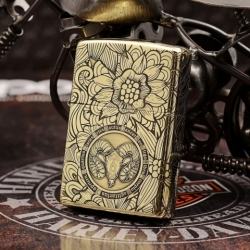 Zippo Chính Hãng Đồng Khắc Cung Bạch Dương - Mã SP: ZPC1337