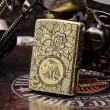 Zippo Chính Hãng Đồng Khắc Cung Hoàng Đạo Sư Tử