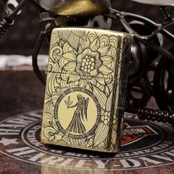 Zippo Chính Hãng Đồng Khắc Cung Hoàng Đạo Xử Nữ - Mã SP: ZPC1342