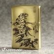 Zippo Chính Hãng Đồng xước Khắc Chúa Sơn Lâm