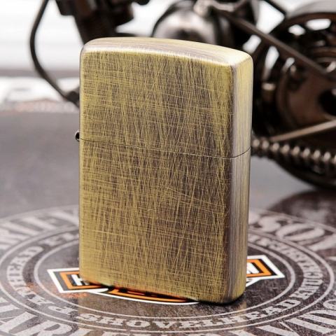 Zippo Chính Hãng Genuine Sọc Nghệ Thuật Hàn Quốc