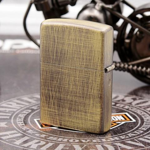 Zippo Chính Hãng Genuine Sọc Nghệ Thuật Hàn Quốc