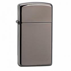 Zippo Chính Hãng Màu Đen Bóng Bản Hẹp - Mã SP: ZPC1273