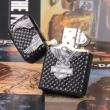 Zippo Chính Hãng Màu Đen Caro Huy Hiệu Chim Ưng Harley Davidson