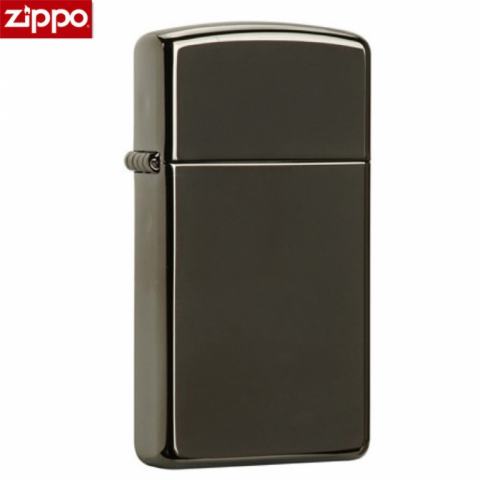 Zippo Chính Hãng Màu Đen Mun Bản Hẹp