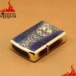 Zippo Chính Hãng Màu Vàng Đốt Khắc Thánh Giá Hoa Văn Arab Xung Quanh