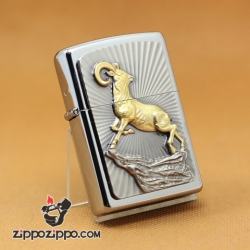 Zippo Chính Hãng Phiên Bản Châu Âu Heral Goat Giới Hạn 777 Mẫu - Mã SP: ZPC1026