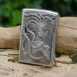 Zippo Chính Hãng Phiên Bản Châu Âu Vỏ Đúc Hình Medusa