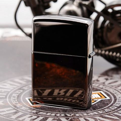 Zippo Chính Hãng Phiên Bản Hàn Quốc Băng Đen Titan