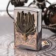 Zippo Chính Hãng Phiên Bản Hàn Quốc FEATHER ICE