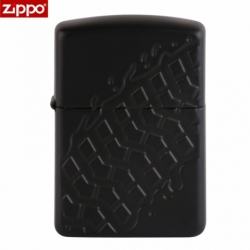 Zippo Chính Hãng Sơn Đen In Hìn Lốp Xe Vỏ Dày - Mã SP: ZPC1301