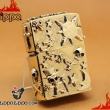 Zippo Chính Hãng Vỏ Độ Hình Cướp Biển Đầu Lâu Hầm Hố