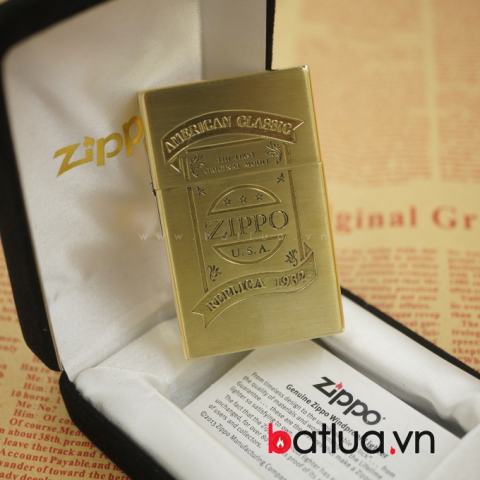 Zippo cổ Brass replica 1932 nhật