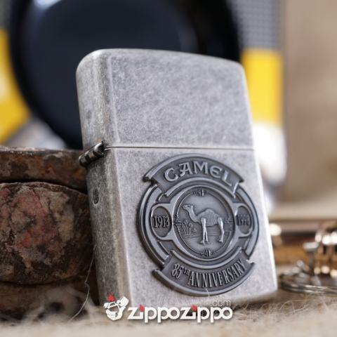 Zippo cổ Camel nổi Bạc cổ 1998
