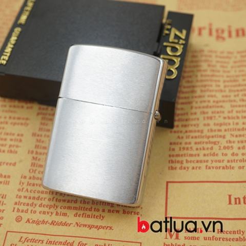 zippo cổ mỹ chính hãng mẫu bạc xước sản xuất năm 1989