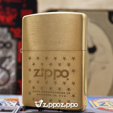 Zippo Cổ Solid Brass Sản Xuất Năm 1995