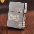 Zippo khắc Laser hình ảnh hình những bài báo nổi tiếng viết về lịch sử Zippo