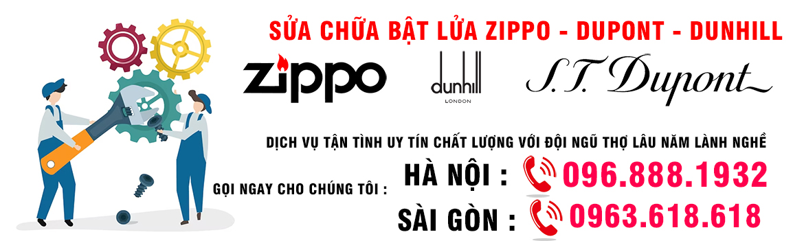 Dịch VỤ Sửa chữa  bật lửa zippo , sửa chữa st dupont , sửa chữa dullhill