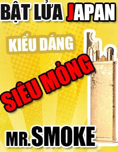 Bật lửa siêu mỏng đến từ Nhật Bản Mr Smoke